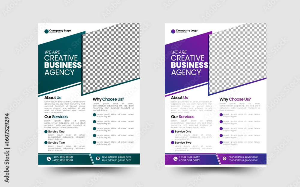 Clean & Modern Corporate Business Flyer Design Template for Professional Branding Clean & Modern Corporate Business Flyer Design Template for Professional Branding
