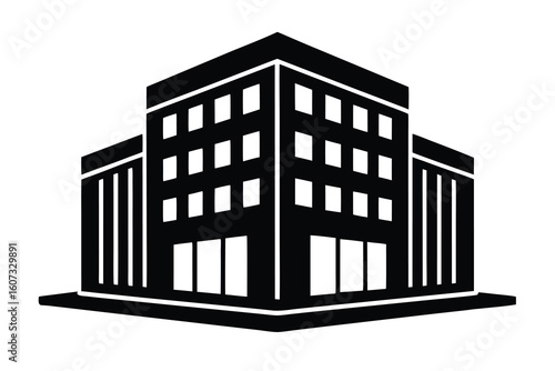 office building vector icon