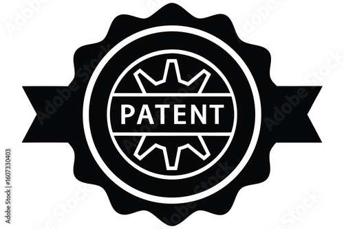 patent vector icon