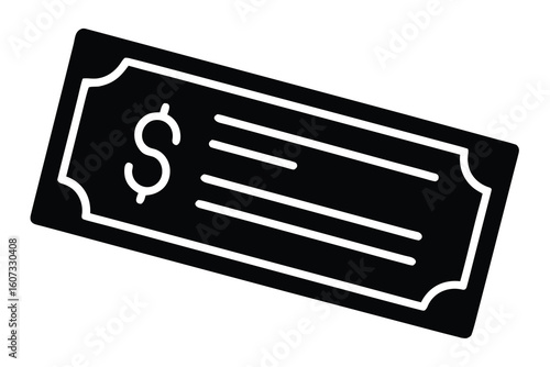 paycheck vector icon