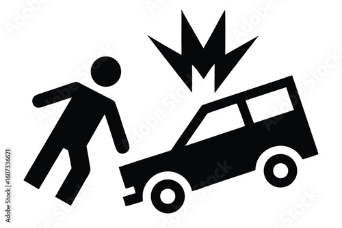 accidents vector icon