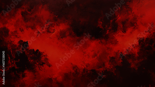  Grunge horror texture concrete. Red granite. Red granite background. Old vintage retro red background texture. Abstract Watercolor red grunge background painting.