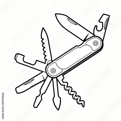 vector illustration of an airplane