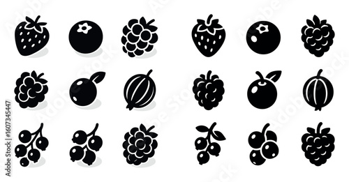 Berry Icon Grid