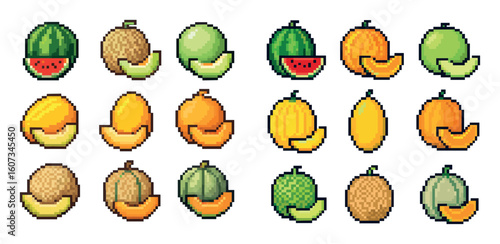 Pixel Melon Icons