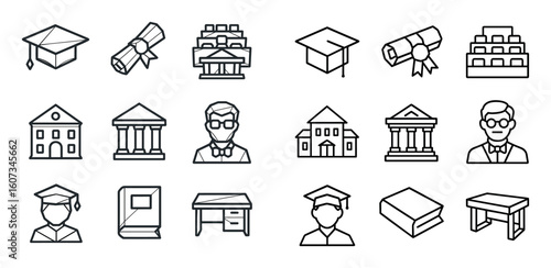 Education Icon Set