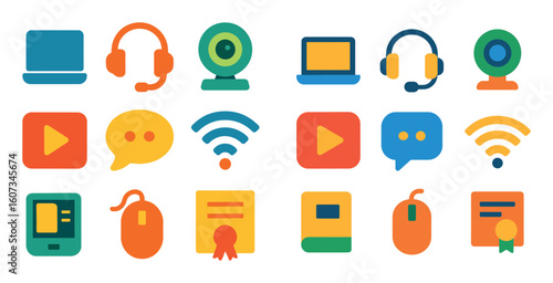 Colorful Education Icons