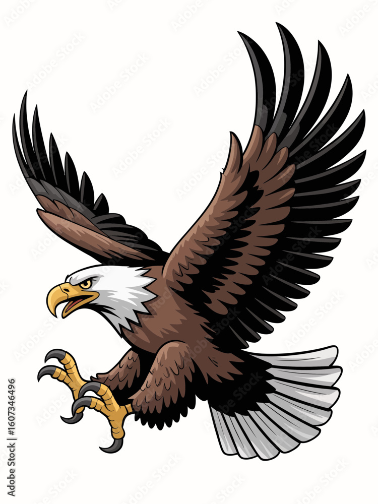 Obraz premium eagle in flight