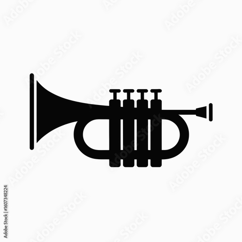 trumpet vector illustration
