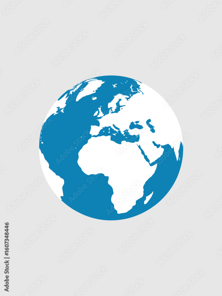 Fototapeta premium blue earth globe