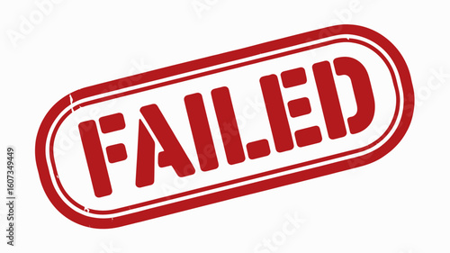 failed stamp rubber