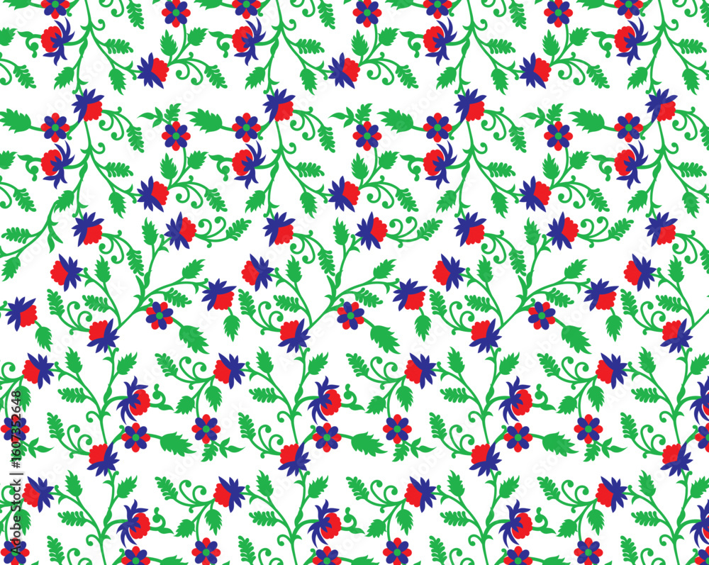 Textile digital design motif pattern décor hand made artwork for women cloth