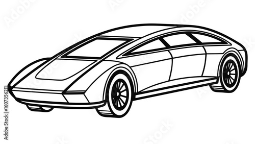 Future Technology theme scientific instruments set art illustration