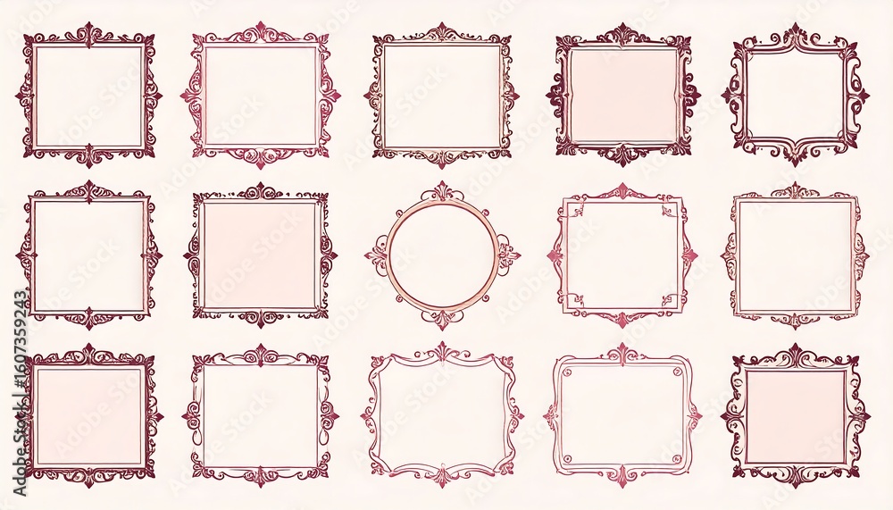 Elegant ornate picture frames Elegant ornate picture frames