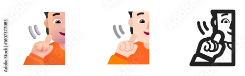 Man Tipping Hand
