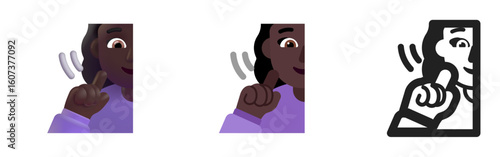 Woman Tipping Hand
