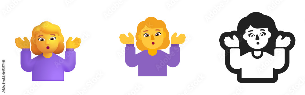 Woman Shrugging
Woman Shrugging