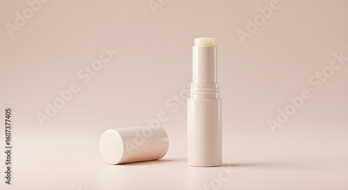Realistic Eye Balm Stick Mockup with Blank Twist-Up Design, Creamy Texture, and Soft Lighting – Perfect for Cosmetic Branding, Packaging, and Beauty Product Display