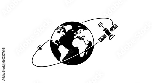 Global Satellite Network – Modern Earth Communication Design
