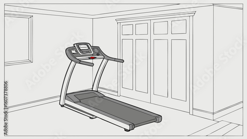Treadmill machine for home gym fitness workout cardio exercise equipment indoor running training exercise 100