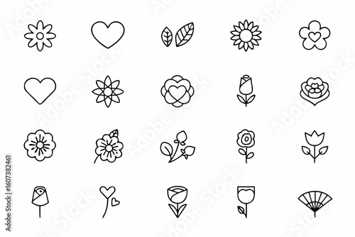 A delicate and poetic series of line art bouquets evoking love, celebration, and natural elegance. Ideal for bridal prints, love letters, and soft branding.