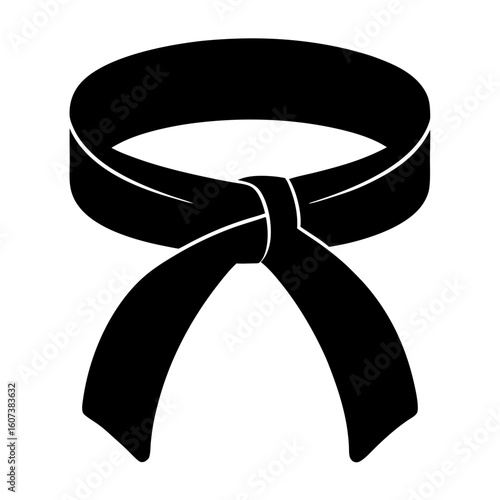 Black belt image depicting martial arts expertise and advanced skill level