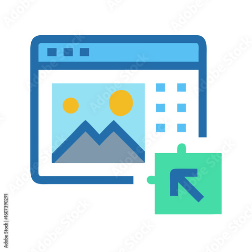 File import icon showcasing image upload into web