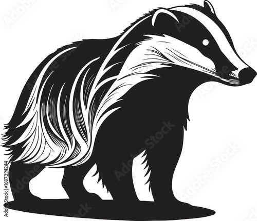 Wallpaper Mural Tribal vector illustration of wild animals, featuring a wolf, bear, and black and white bear head designs, perfect for a tattoo or logo Torontodigital.ca