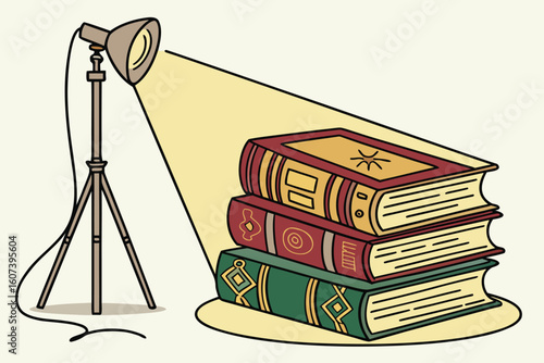  colorful stacked books, realistic 3d render, highly detailed, vivid colors, cinematic lighting, photorealistic, studio lighting