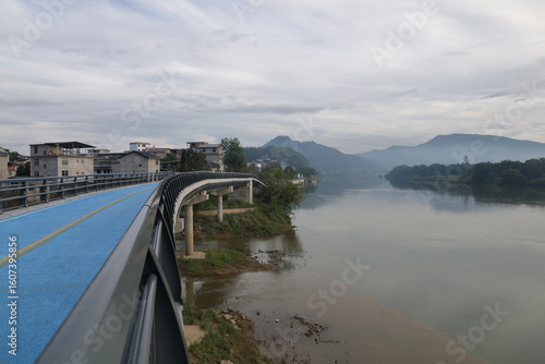 Wallpaper Mural Bike trail alone the river in Fujian China Torontodigital.ca