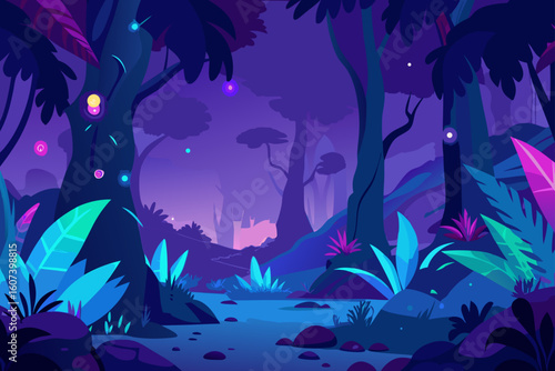tropical jungle background