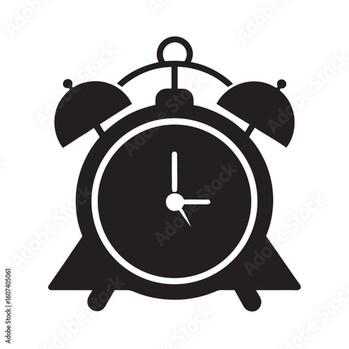 Classic Twin Bell Vintage Alarm Clock Art