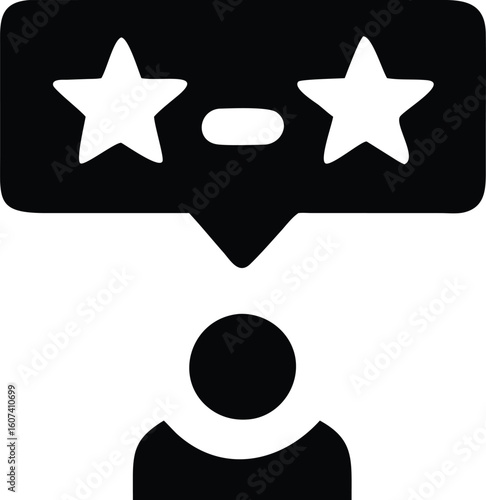 Customer reviews and rating icon