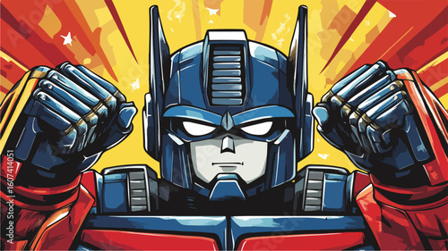 Transformers Unite - Power, Courage, Victory Illustration