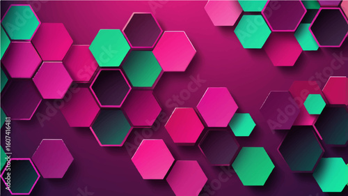 Colorful abstract background with glowing balloons and festive light effects