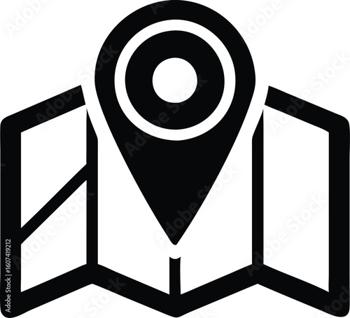 Map location pointer icon