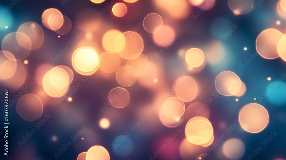 Fototapeta premium A soft-focus background wallpaper with dreamy bokeh lights and a gentle feel 