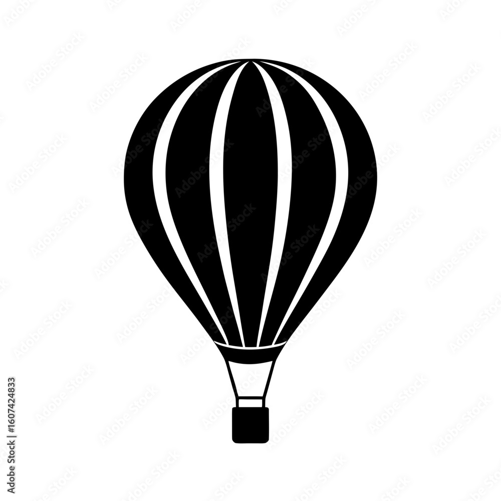 Obraz premium Hot Air Balloon Vector Flat Clean Isolated