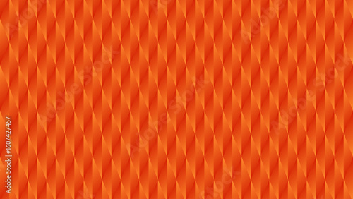 Abstract Orange Geometric Pattern with Repeating Diamond Shapes