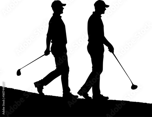 player, golf club, golf  ball, action, outdoor vector