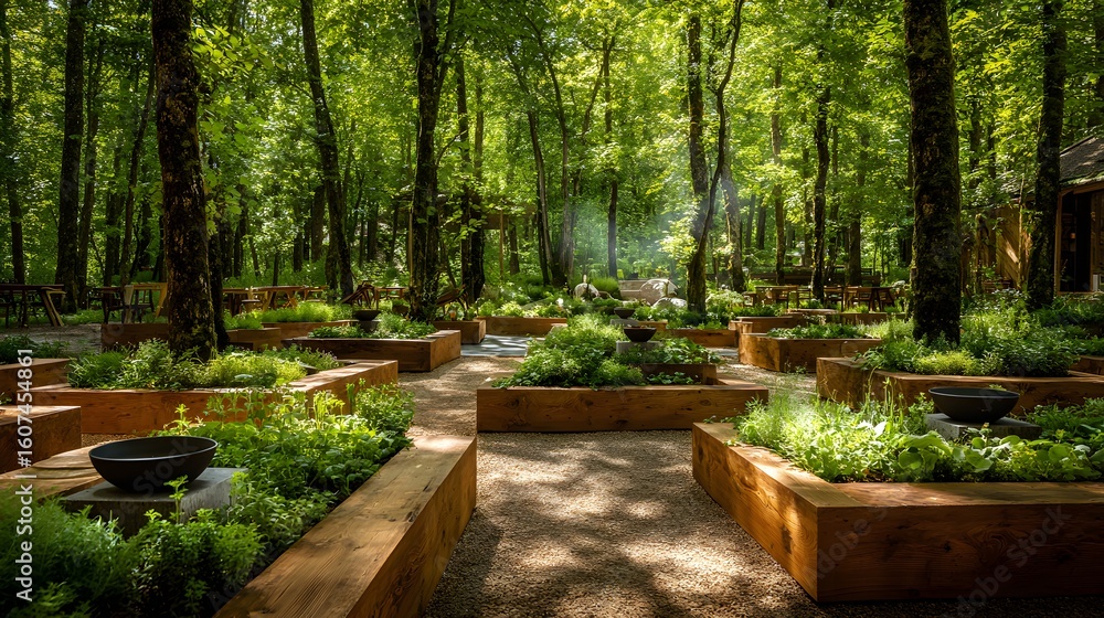 Textured Wood and Verdant Groundcover Composition in Spring Garden – Immersive Visual for Eco-Branding and Digital Wellness Campaigns Textured Wood and Verdant Groundcover Composition in Spring Garden – Immersive Visual for Eco-Branding and Digital Wellness Campaigns