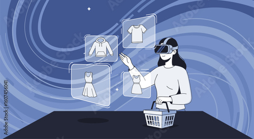 Experiencing immersive virtual reality shopping for fashion apparel through interactive digital interfaces and futuristic retail technologies