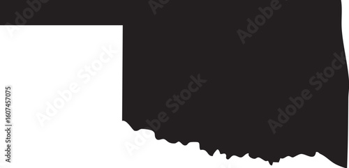 Vector Map of Oklahoma High Detailed