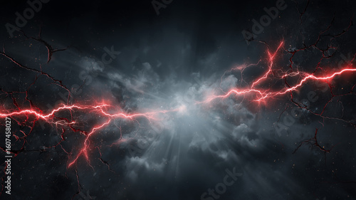 lightning in the sky