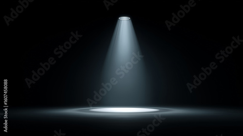 spotlight on stage