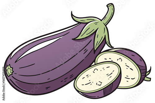 eggplant and tomato