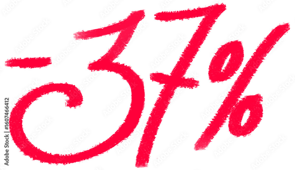 Thirty-seven percent off Thirty-seven percent off