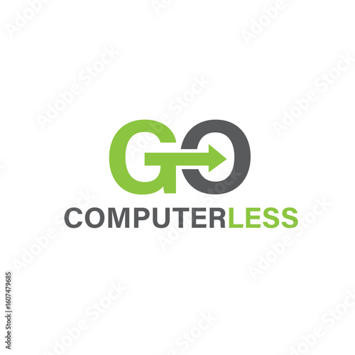 The **Go Computer logo** features a sleek and modern design with bold typography and tech-inspired elements, representing innovation, speed, and reliability in computer solutions.
