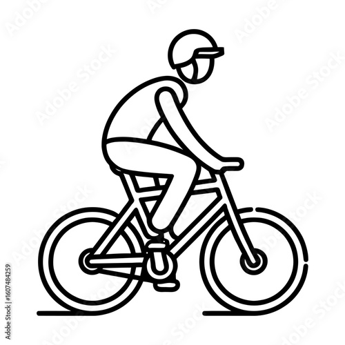 boy riding a bicycle