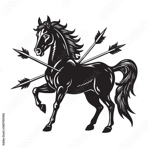 Battlefield horse